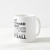 Dat Awkward Moment Netball-Design Koffiemok (Voorkant rechts)
