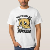 DAT BEN IK DEPRESSO T-SHIRT (Voorkant)