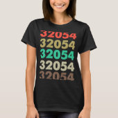 Dat betekent 32054 Retro Zip-code Zipcode 32054 T-shirt (Voorkant)