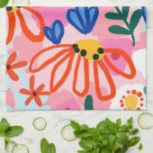 Dat bloemige zomergevoel theedoek (Gevouwen)