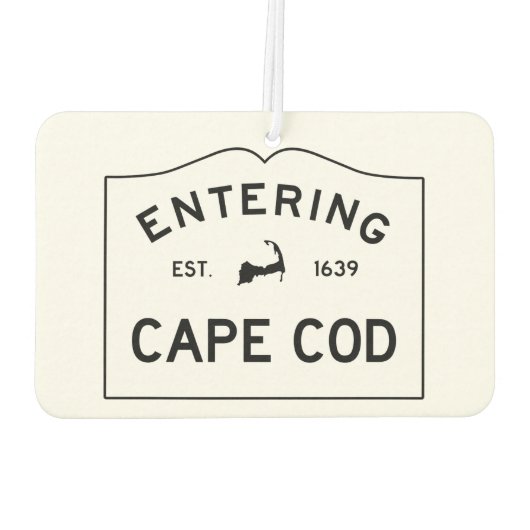 dat Cape Cod binnenkomt Luchtverfrisser (Achterkant)