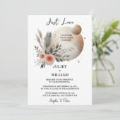 Dat Casual hart niets Fancy gewoon liefde bruiloft Kaart (Staand voorkant)