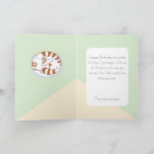 Dat Cat Life Cat Pattern Foto Name Birthday Kaart (Binnen)