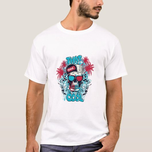 Dat Coole Schedel Grafische T-Shirt (Voorkant)