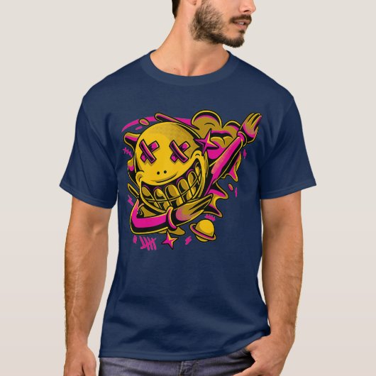 DAT DAB Smiling DJ Apparel T-shirt (Voorkant)