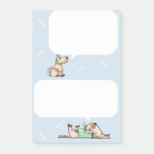 Dat de sprekerspubbel van Dog Life het opmerkt Post-it® Notes (Voorkant)