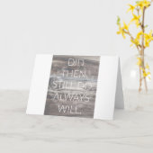 Dat deed je nog steeds - Jubileum bruiloften verni Kaart (Gele Bloem)