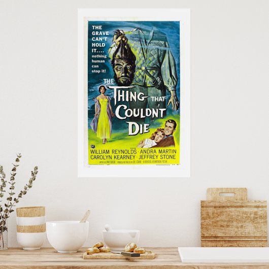 Dat ding kon niet sterven (xl) poster (Keuken)