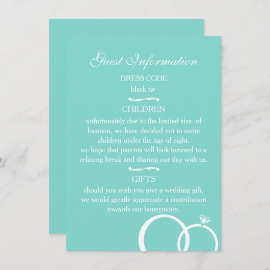 Dat doen we. Bezoekgegevens Informatiekaartje (Voorkant / Achterkant)