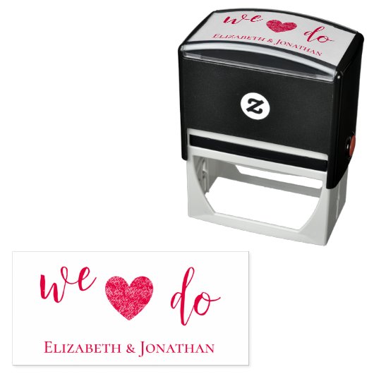 Dat doen we! Bruiloft Zelfinktende Stempel (In situ)