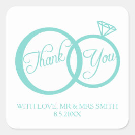 Dat doen we! Dank je Vierkante Sticker