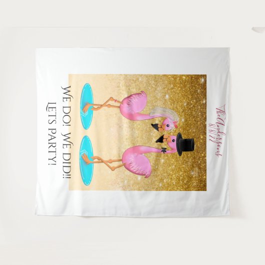 Dat doen we. Dat hebben we gedaan! Laten we feeste Wandkleed (Voorkant (horizontaal))