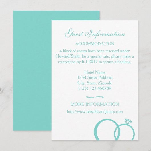 Dat doen we! Gastinformatie Informatiekaartje (Voorkant / Achterkant)