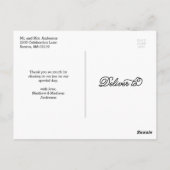 Dat doen we | Huwelijk Dank u Briefkaart (Achterkant)