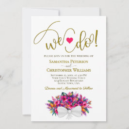 Dat doen we! Kleurrijke Tropische Bloemen Boeket H Kaart