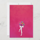 Dat doen we! Kleurrijke Tropische Bloemen Boeket H Kaart (Achterkant)