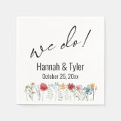 Dat doen we. Meadow Wilde Waterverf met meerdere k Servet (Voorkant)