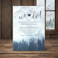 Dat doen we. Misty Blue Pines Rustic Romantic Wedd