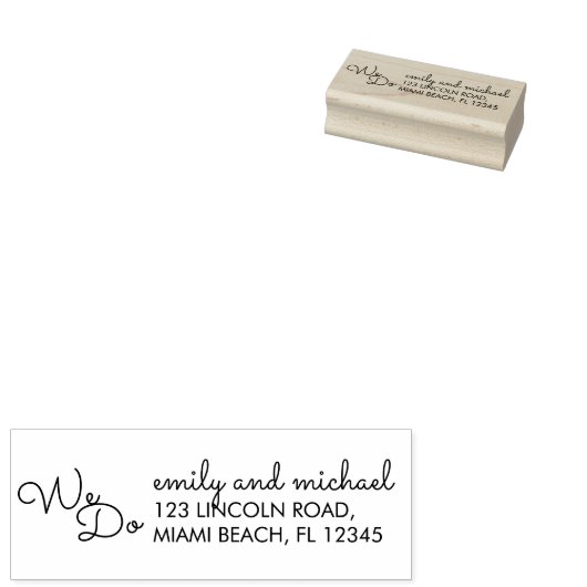 Dat doen we | Moderne Typografie Bruiloft Rubberstempel (Gestempeld)