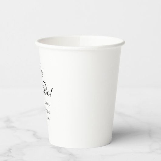 Dat doen we nog steeds. Anniversay Party Paper Cup Papieren Bekers (Links)
