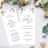 Dat doen we nog steeds, bruiloft Jubileum ceremoni Programmakaart