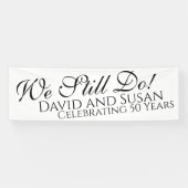 Dat doen we nog steeds. Jubileum Party Banner (Horizontaal)