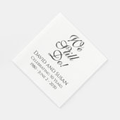 Dat doen we nog steeds. Jubileum Party Paper Napki Servet (Hoek)