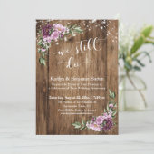 Dat doen we nog steeds, rustiek hout roze bloemig  kaart (Staand voorkant)