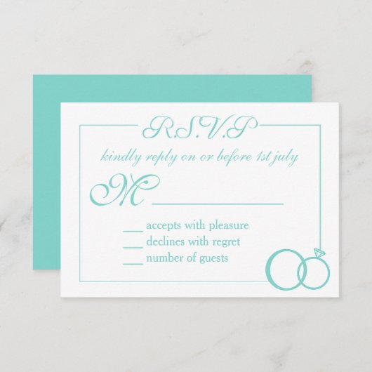 Dat doen we. RSVP kaartje (Voorkant / Achterkant)