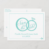 Dat doen we! Save the date Aankondigingskaart (Voorkant / Achterkant)