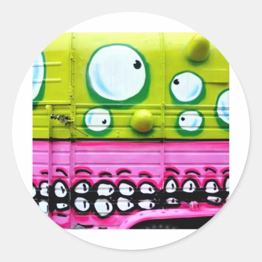 Dat doet pijn aan mijn ogen ronde sticker (Voorkant)