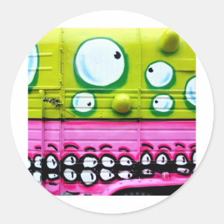 Dat doet pijn aan mijn ogen ronde sticker