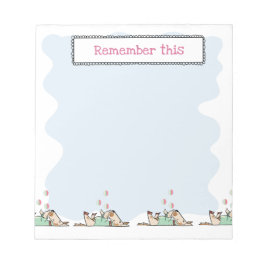 Dat Dog Life Dog Juggling Balls Blue Notitieblok