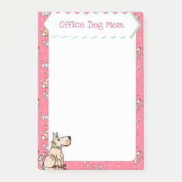 Dat Dog Life Pink Dog-patroon Dog Mam Post-it® Notes