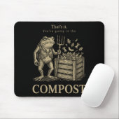 Dat gaat in de compost grappige kikker tuinieren muismat (Met muis)