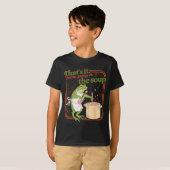 Dat gaat in de soep grappige kikker meme valentijn t-shirt (Voorkant volledig)