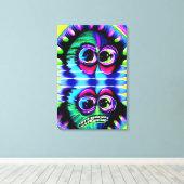 Dat Gezicht Dat Je Trekt Als Canvas Afdruk (Insitu (Houten vloer))
