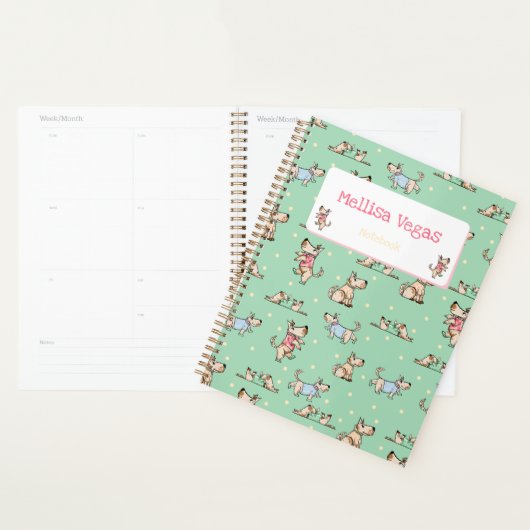 Dat groene plan voor Dog Life met naam Planner (Display)