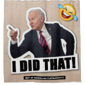 Dat heb ik gedaan! douchegordijn (Voorkant)