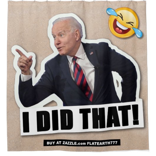 Dat heb ik gedaan! douchegordijn (Voorkant)