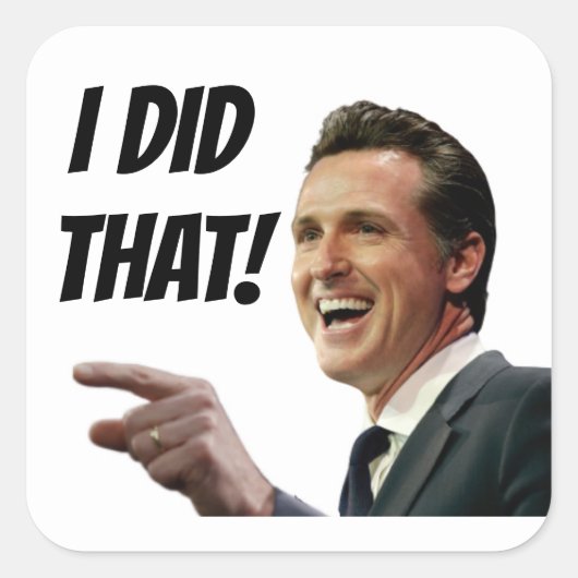 DAT HEB IK GEDAAN - Newsom 3" Square Stickers x6 (Voorkant)