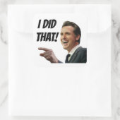 DAT HEB IK GEDAAN - Newsom 3" Square Stickers x6 (Tas)