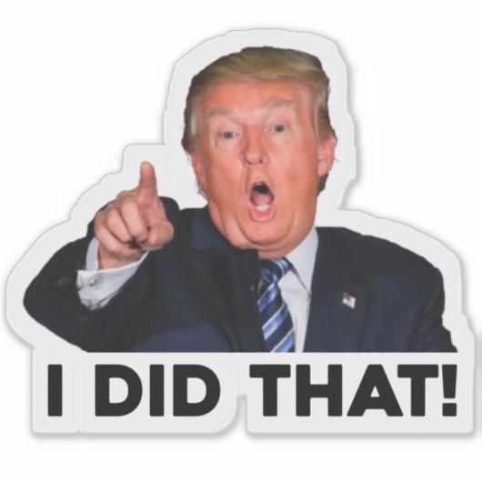 DAT HEB IK GEDAAN! STICKER (Voorkant)