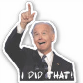 Dat heb ik gedaan! sticker (Voorkant)