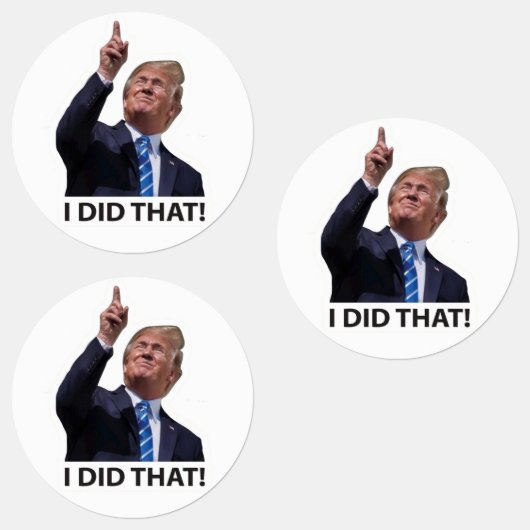 DAT HEB IK GEDAAN! TRUMP INFLATIE LABELS (Groep)