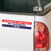 Dat heb je niet gebouwd bumpersticker (Op Truck)