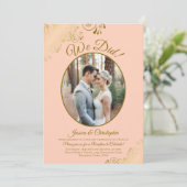 Dat hebben we gedaan. Koraalperen en gouden wedden Kaart (Staand voorkant)