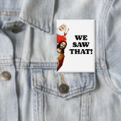 DAT HEBBEN WE GEZIEN! De Kerstman en Jezus kijken  Button (Insitu)