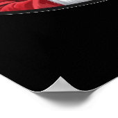 DAT HEBBEN WE GEZIEN! De Kerstman en Jezus kijken Poster (Hoek)