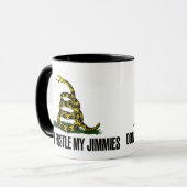 Dat heeft mijn Jimmies echt verrast. Mok (Voorkant links)